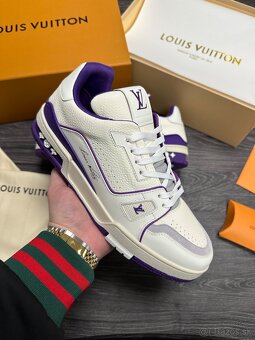 Louis Vuitton tenisky fialove komplet balenie - 3