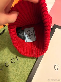 Prada čiapka - červená (PR2) - 3