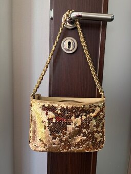 Kabelka Moschino zlatá - 3