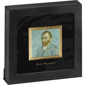 investičné strieborne mince - Vincent van Gogh - autoportrét - 3