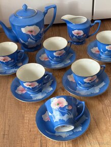 Nádherná modrá čajová súprava - 3