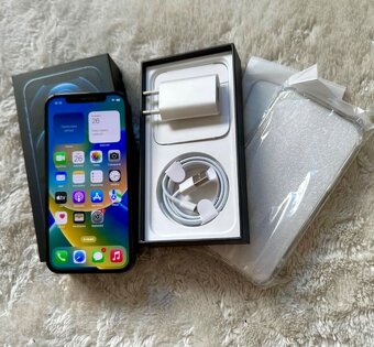 iPhone 12 Pro Max Pacific Blue BATERIE 100% TOP - 3