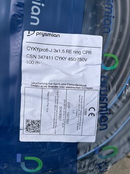 CYKY 3x2,5 - 3