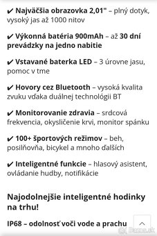 Inteligentné hodinky Blackview W60  S LED Batériou 900mAh - 3