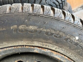 Predám zimné kolesá 185/65 R14 - 3
