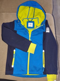 Flísová bunda veľkosť 128-134 softshellová detská bunda 134 - 3