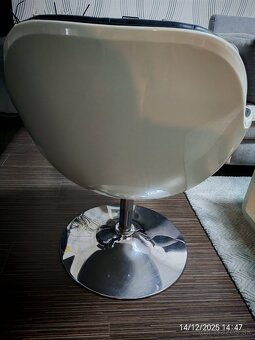 Kreslo bielo-čierne - 3