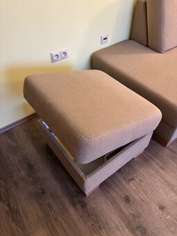 Milenium sedacia súprava Hammer s taburetkou - 3