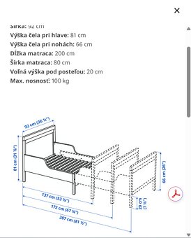 Predám rám na detskú rastúcu posteľ - 3