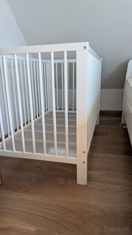 Detská postieľka IKEA GULLIVER + matrac + obliečka - 3