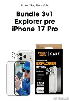 PanzerGlass 3v1 pre iPhone 17 Pro - 3