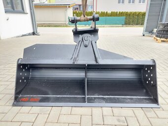 Hydraulická svahovačka 150cm na traktorbager CAT 432 a iné - 3