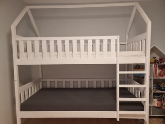 Poschodová posteľ domček montessori - 3