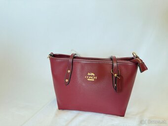 Coach burgundy tote bag - 3