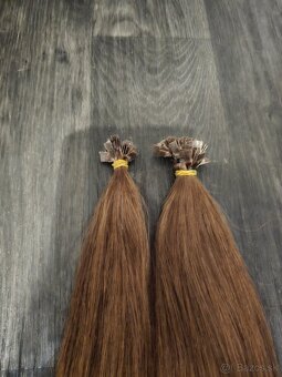 Ruské hnedé vlasy 72cm - 3