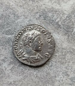 Rímska antická minca denarius Elagabalus 218 - 222 - 3