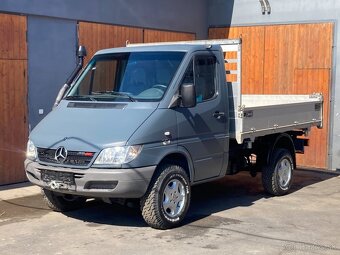Mercedes G - Sprinter 4x4 redukce, 2x uzávěrka dif - 3