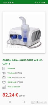 Kompresorový inhalátor Omron - 3