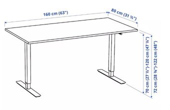 Pracovny stol IKEA TROTTEN - 3