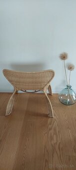 IKEA dizajnové ratanové kreslo - 3
