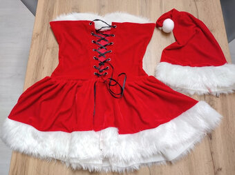 damsky vianočný, mikulášsky kostým - 3