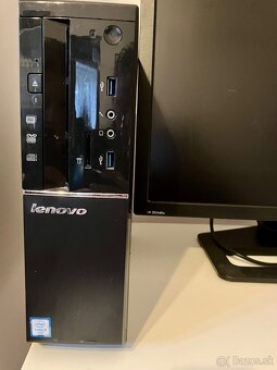 Stolový pc Lenovo IdeaCentre 510S-08ISH  s monitorom HP ZR24 - 3