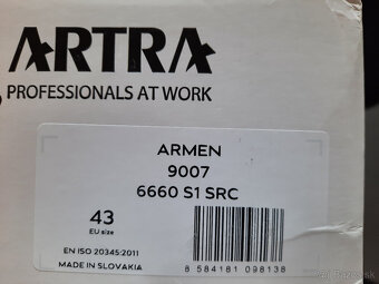 Pracovne sandale certifikovane ARTRA - 3