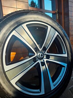 alu disky 5x114,3 R18 Lexus LS460 LS600 + 235/55 R18 zimné - 3
