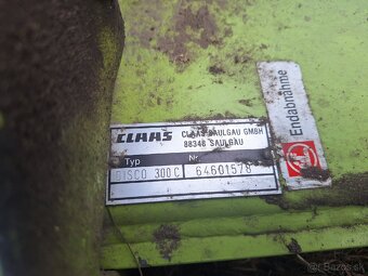 Zadná disková kosa claas 3m - 3