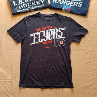 Philadelphia Flyers NHL oficiálne sivé tričko s potlačou S - 3