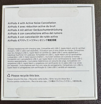 Apple AirPods 4 s ANC nové - 3