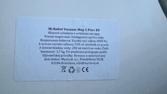 Xiaomi Mi Robot Vacuum Mop 2 Pro+ - 3