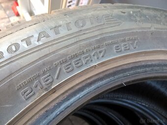 ZIMNÉ 215/55 R17 DUNLOP CONTINENTAL a PIRELLI - OD 15,-€/kus - 3