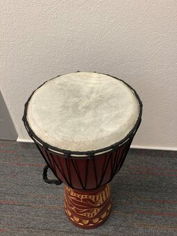 Djembe bubon zdobený výška 50cm - 3