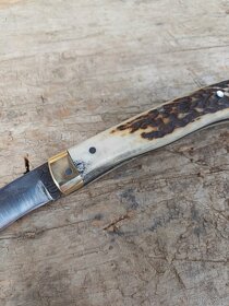 Poľovnícky zatvárací nôž ručne vyrobený - 3