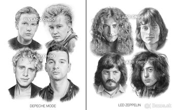 kreslený posterbook Kultové kapely - AC/DC, Queen...... - 3