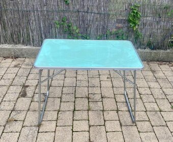 Skladacie stolicky a kempingovy stol retro vintage - 3