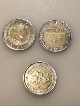 Ponúkam pamätné 2€ mince na výmenu - 3