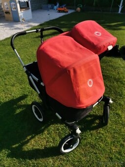 Bugaboo donkey červený súrodenecký kočík - 3