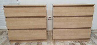 2 rovnake ikea komody 3 suplikove, 70x40x71 cm - 3