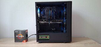 Herný pc 6jadro Ryzen 5 5500 3,60ghz/16GB/NVME/RTX4060TI - 3