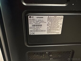 Plazma LG televízor 42” - 3