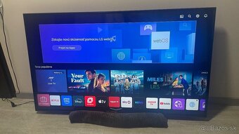 165cm veľký 4K LED SMART TV LG 65UN71003LB - ako nový - 3