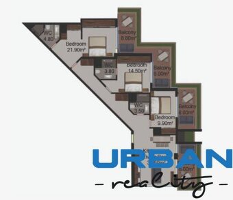 HOTELOVÝ A REZIDENČNÝ KOMPLEX THE EYES OF ZANZIBAR - STUDIO  - 3