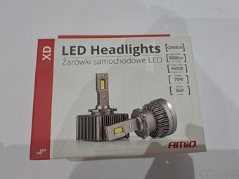 Led žiarovky D5S - 70W Canbus - 3