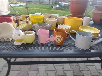 Predám keramicke kvetináče , črepníky - 3