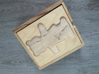 Drevene obliekacie puzzle Macko - 3