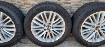 Predám originál vw disky VW r16 5x112 /Continental 205/55r16 - 3