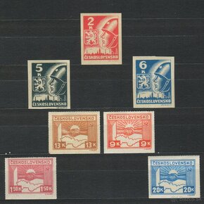 Poštové známky, filatelia: ČSSR 1945 komplet - 3