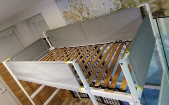 zvysena kovova postel Ikea Vitval, 90x200 cm - 3